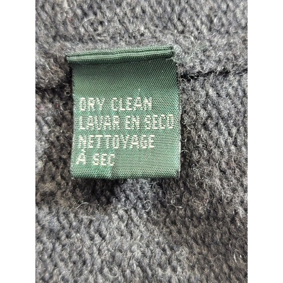 RALPH LAUREN Women's Medium Toggle Closure Hooded‎ Merino Cardigan Sweater EUC - Picture 12 of 13